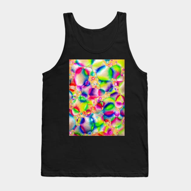 Colorful Bubbles Tank Top by 1Redbublppasswo